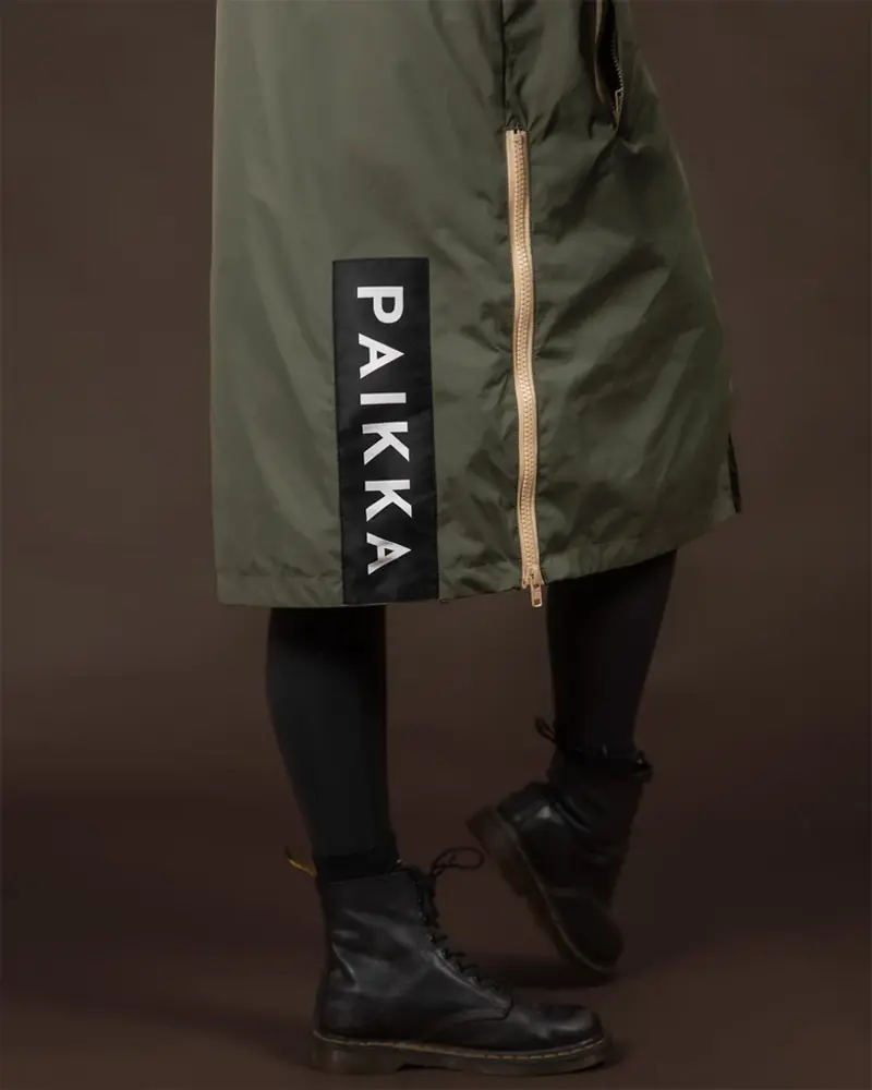 Paikka Paikka Human Winter Jacket KUURA Thyme Unisex Paikka Paikka Human Winter Jacket KUURA Thyme Unisex