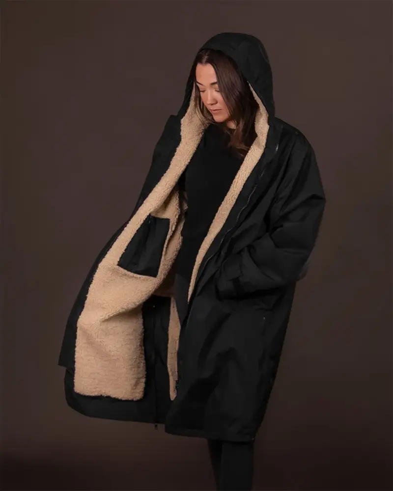 Paikka Paikka Human Winter Jacket KUURA Black Unisex Paikka Paikka Human Winter Jacket KUURA Black Unisex