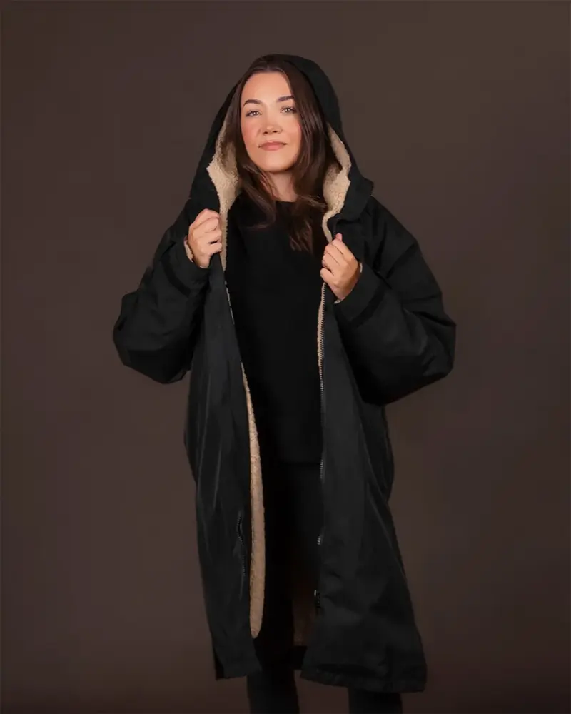 Paikka Paikka Human Winter Jacket KUURA Black Unisex Paikka Paikka Human Winter Jacket KUURA Black Unisex