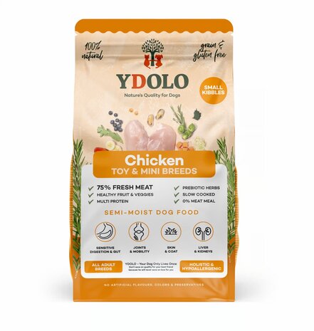 Ydolo YDOLO Healthy & Pure Chicken MINI 700 gram