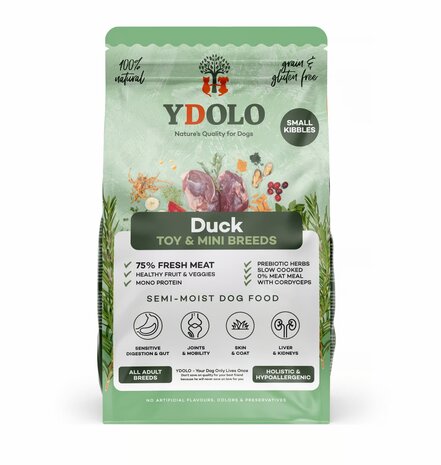 Ydolo YDOLO Healthy & Pure Duck MINI 700 gram Ydolo YDOLO Healthy & Pure Duck MINI 700 gram