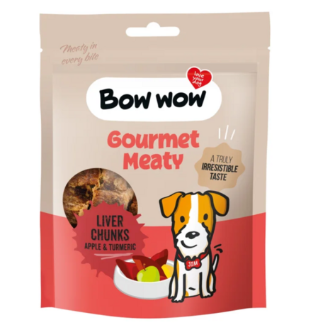 Bow Wow Bow Wow Leverhapjes met Appel & Kurkuma