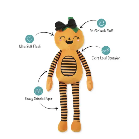 Petshop by Fringe studio Fringe Harvest Cutie Plush Dog Toy Petshop by Fringe studio Fringe Harvest Cutie Plush Dog Toy