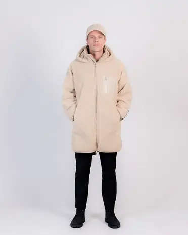 Paikka Human Sherpa Jacket SUMU Taupe Unisex Paikka Human Sherpa Jacket SUMU Taupe Unisex