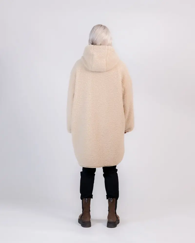 Paikka Human Sherpa Jacket SUMU Taupe Unisex Paikka Human Sherpa Jacket SUMU Taupe Unisex