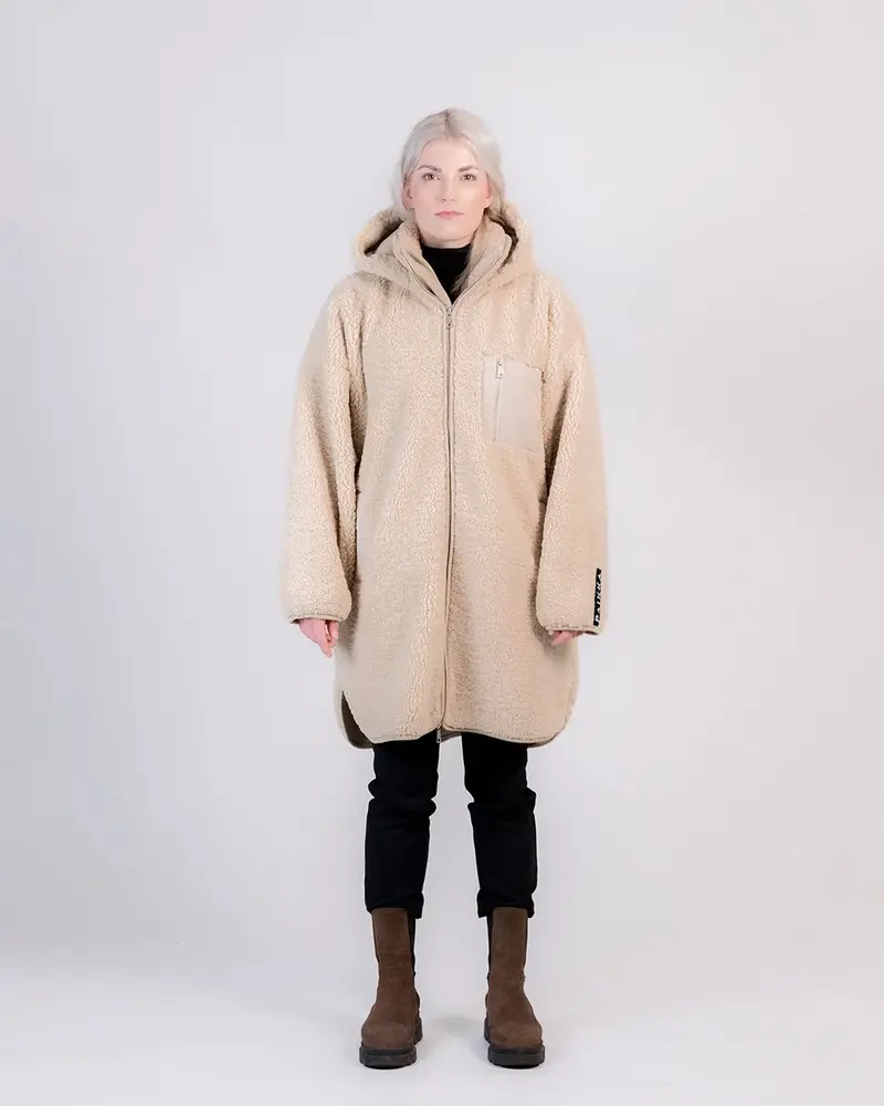Paikka Human Sherpa Jacket SUMU Taupe Unisex Paikka Human Sherpa Jacket SUMU Taupe Unisex