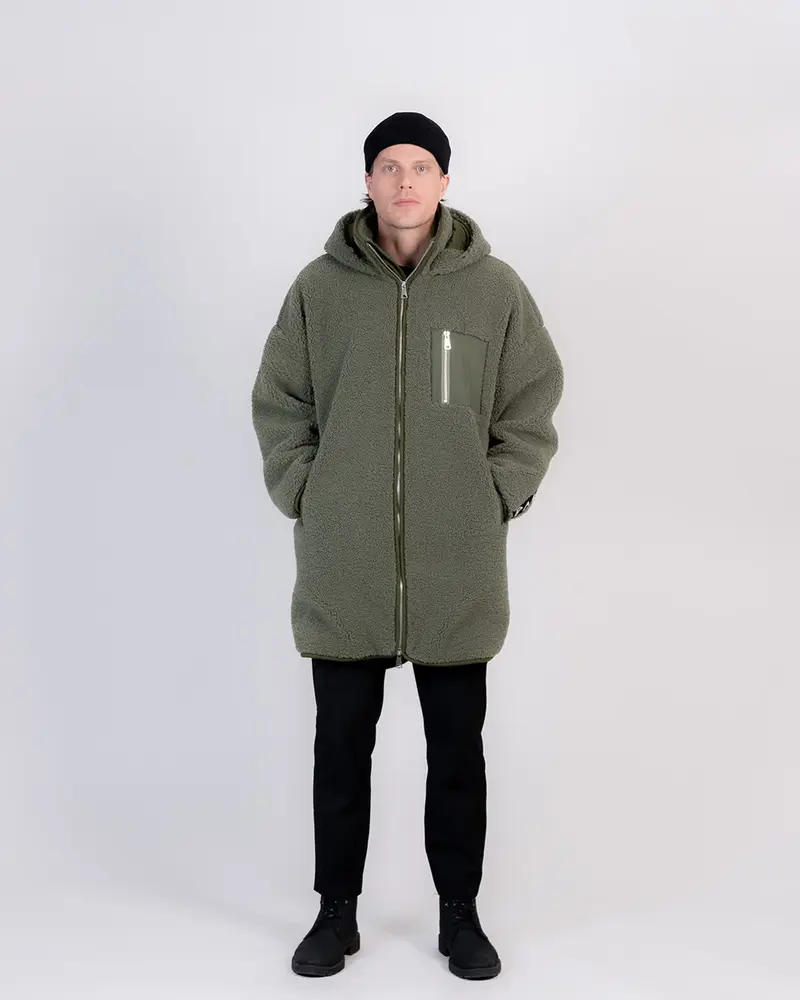 Paikka Human Sherpa Jacket SUMU Olive Unisex