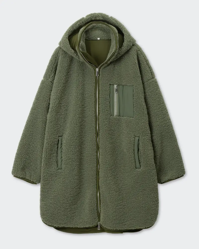 Paikka Human Sherpa Jacket SUMU Olive Unisex