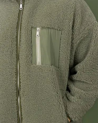 Paikka Human Sherpa Jacket SUMU Olive Unisex