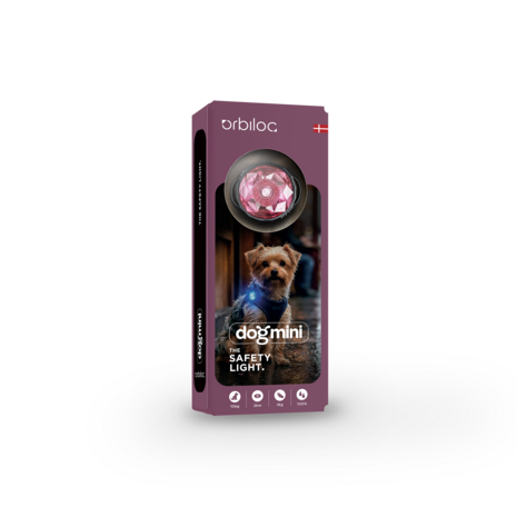 Orbiloc Orbiloc Dog Mini LED lampje Orbiloc Orbiloc Dog Mini LED lampje