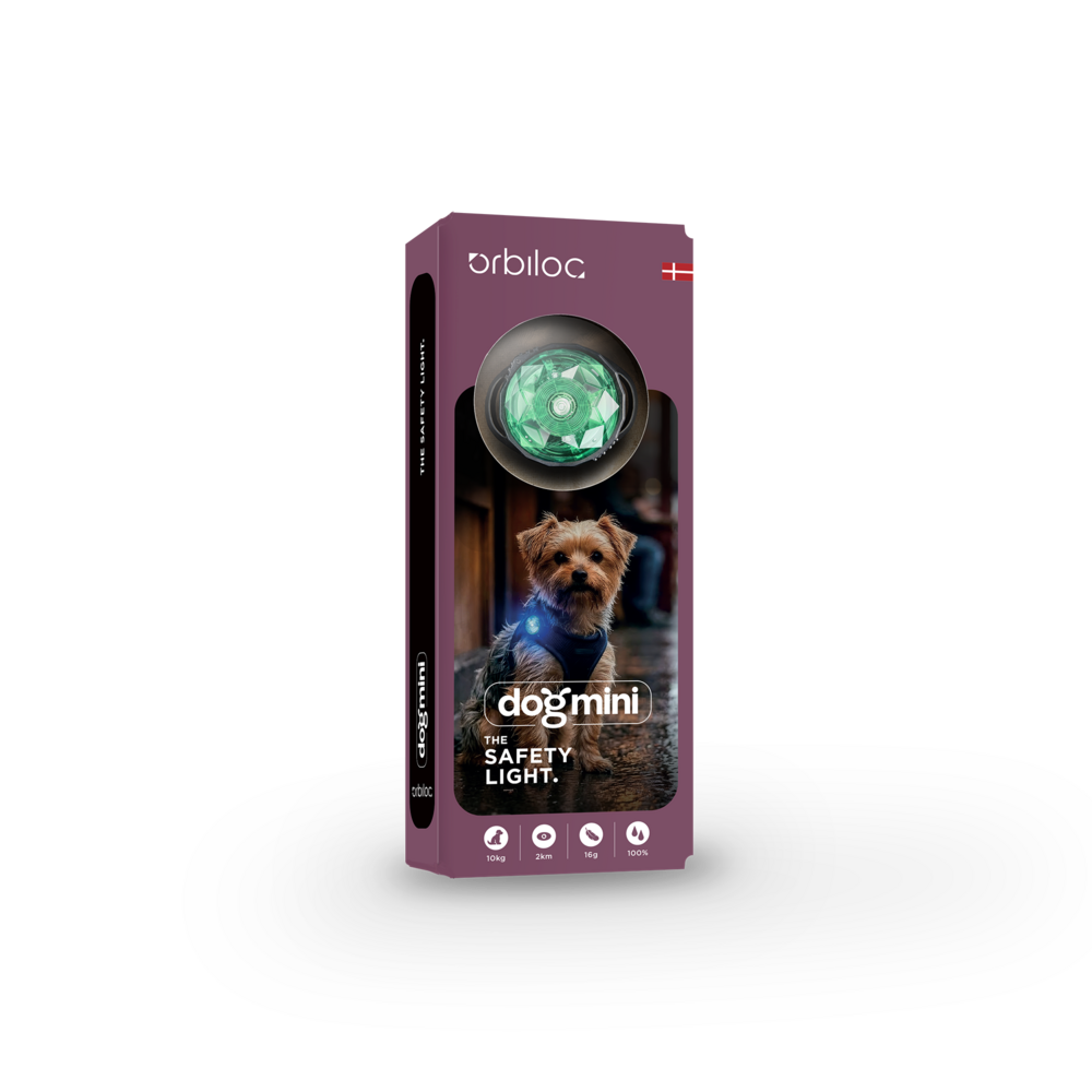 Orbiloc Orbiloc Dog Mini LED lampje Orbiloc Orbiloc Dog Mini LED lampje