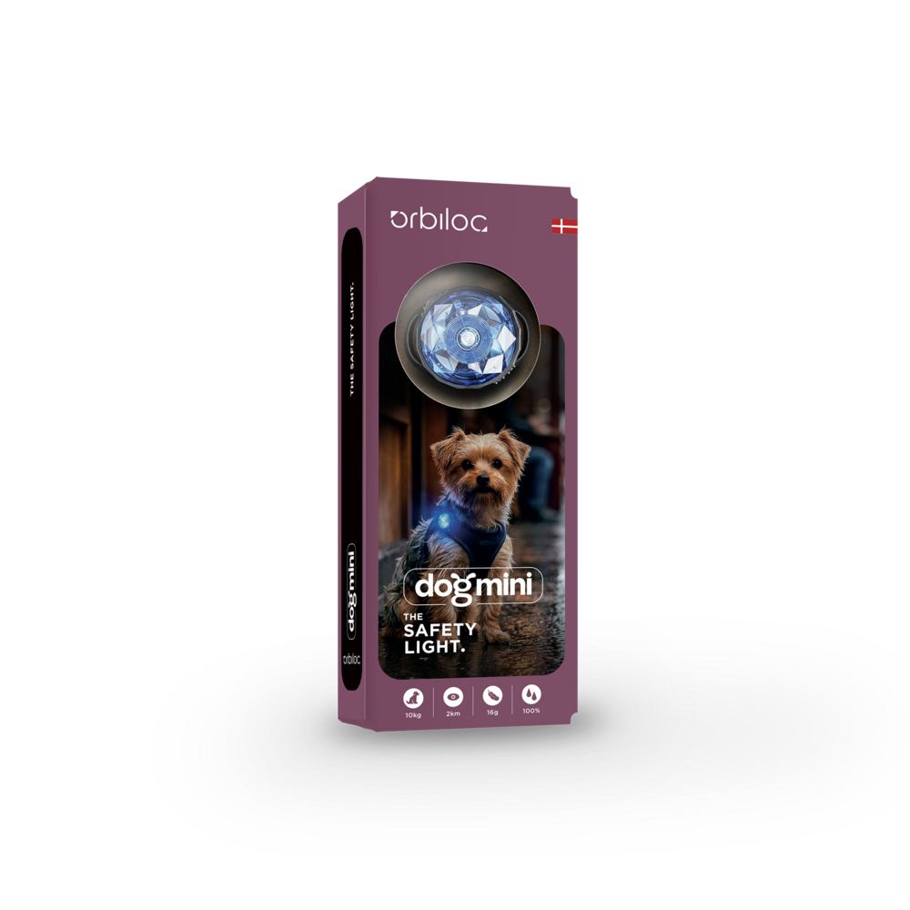 Orbiloc Orbiloc Dog Mini LED lampje Orbiloc Orbiloc Dog Mini LED lampje