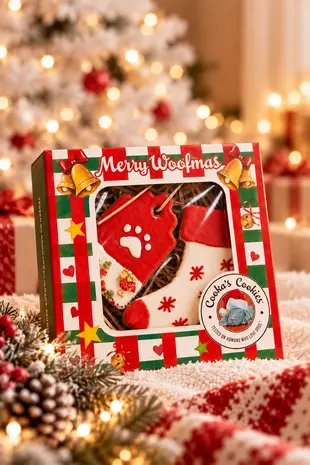 Cooka's Cookies Cooka's Cookies Ornaments Cadeaubox Kerst