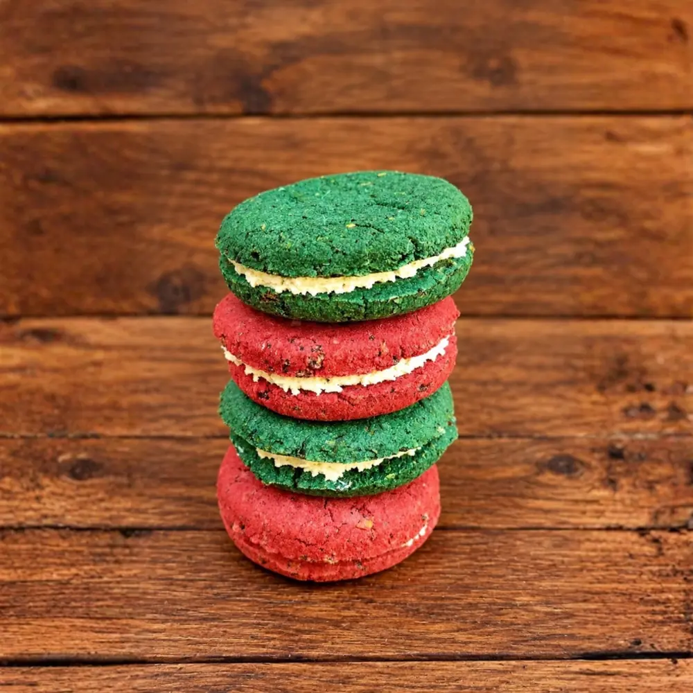 Cooka's Cookies Cooka's Cookies Kerst Doggie Macarons