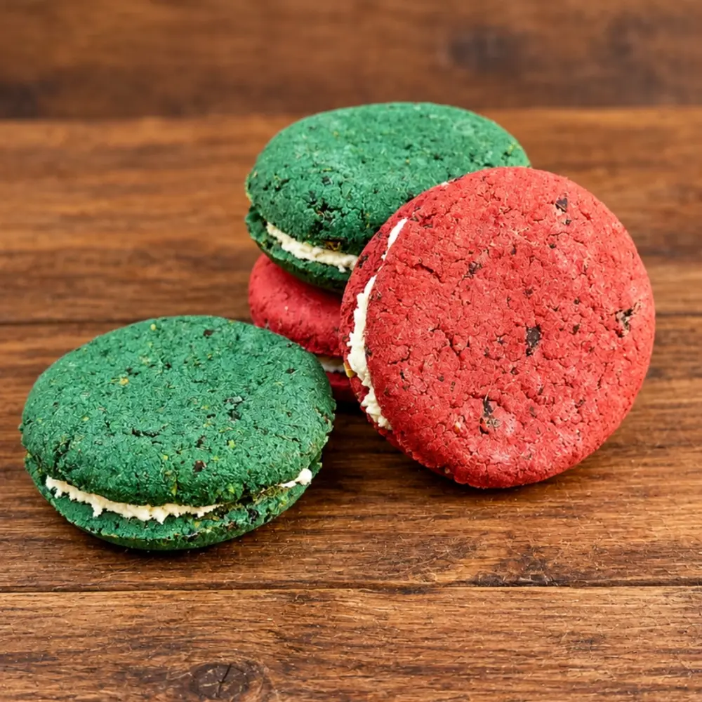 Cooka's Cookies Cooka's Cookies Kerst Doggie Macarons
