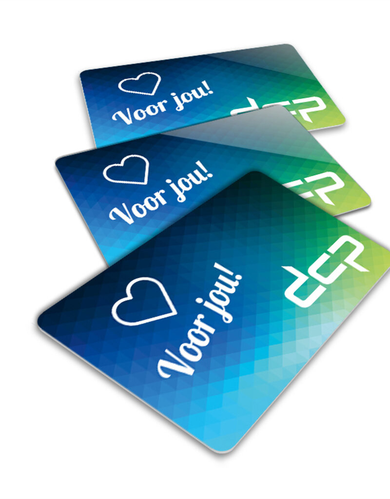 DCP Enkelzijdig bedrukte Loyality Cards