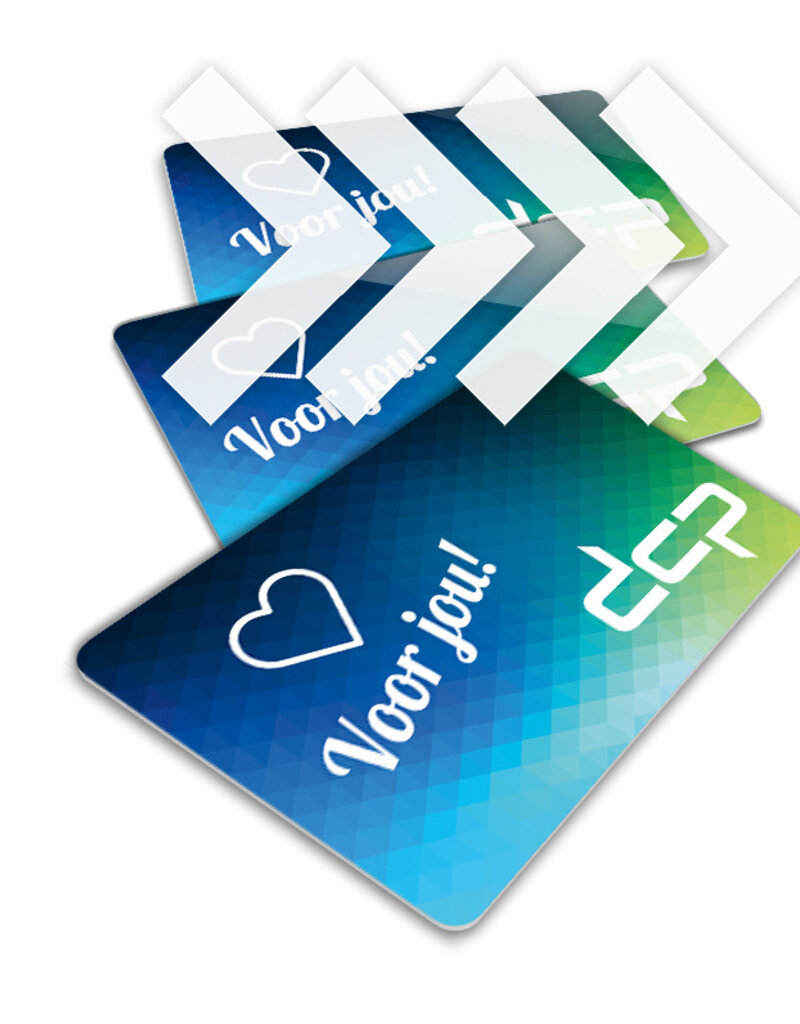 DCP Enkelzijdig bedrukte Loyality Cards