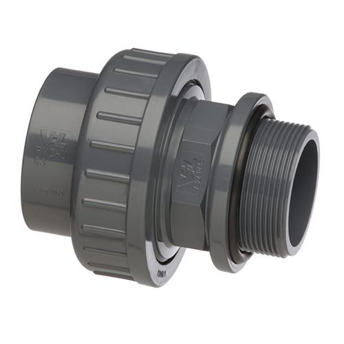 PVC 3/3 Koppeling Pompaansluiting 50 mm x 2" buitendraad VDL kopen