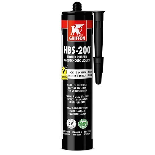 Griffon HBS-200 vloeibaar rubber 310 gram Griffon HBS-200 vloeibaar rubber 310 gram