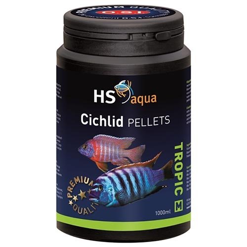 HS Aqua HS Aqua Cichlid Pellets Medium 1000 ml HS Aqua HS Aqua Cichlid Pellets Medium 1000 ml