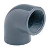 Effast PVC Knie Druk 90º Lijm x Binnendraad 63 x 2" Effast PVC Knie Druk 90º Lijm x Binnendraad 63 x 2"