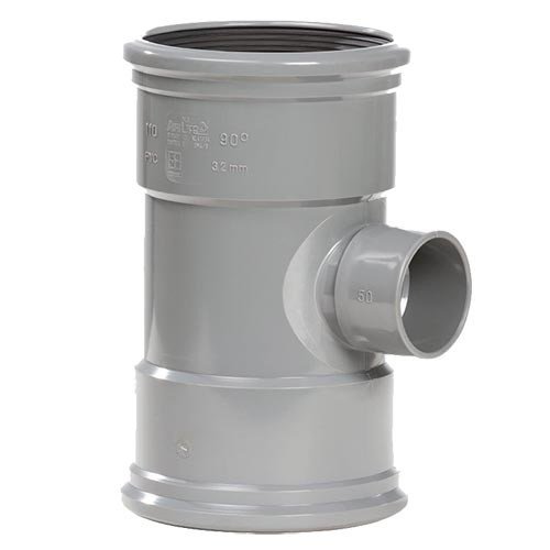 PVC Verloop T-Stuk 88º 110 mm x 40 mm PVC Verloop T-Stuk 88º 110 mm x 40 mm