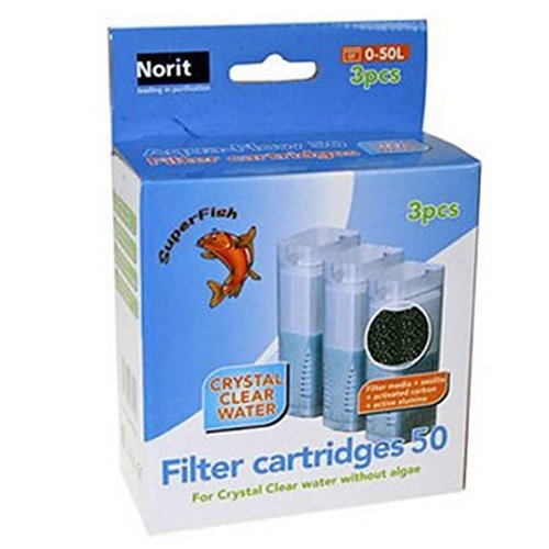 Superfish Superfish AquaFlow 50 Crystal Clear Cassette 3 stuks Superfish Superfish AquaFlow 50 Crystal Clear Cassette 3 stuks