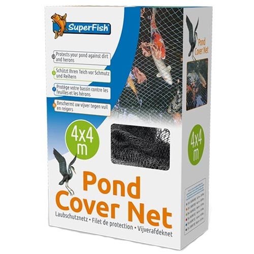 Superfish Vijver afdeknet 4x4 meter Superfish Vijver afdeknet 4x4 meter
