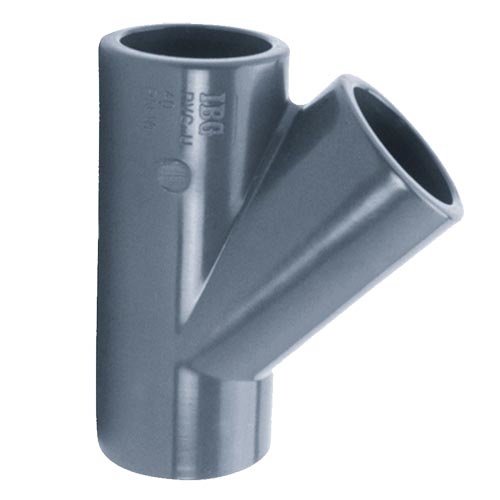 IBG PVC T-stuk Druk 45° 63 mm IBG IBG PVC T-stuk Druk 45° 63 mm IBG