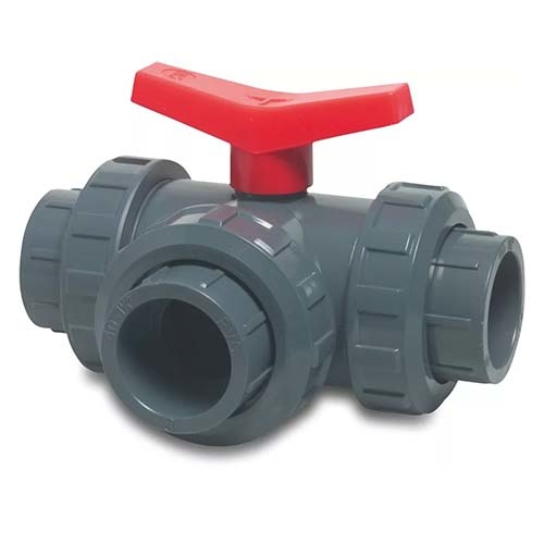 pvc 3 weg kogelkraan 32mm