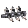 Luchtverdeler 9 mm 6-weg Heavy Duty Luchtverdeler 9 mm 6-weg Heavy Duty