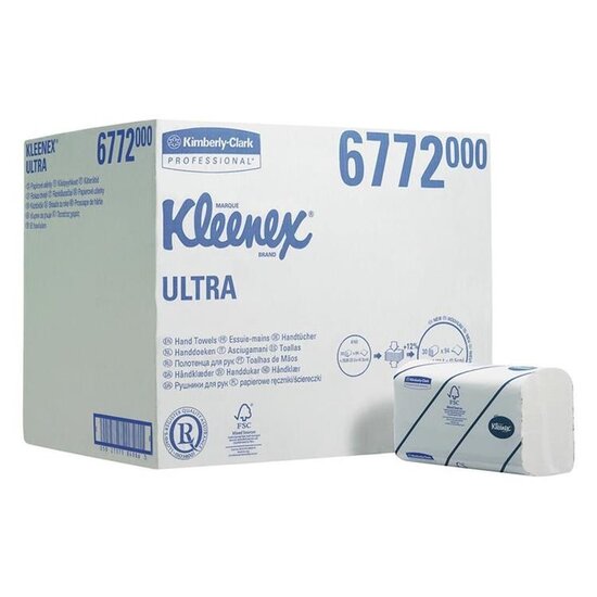 Kleenex Kleenex Ultra 6772 handdoeken 2-laags 21,5x41,5cm