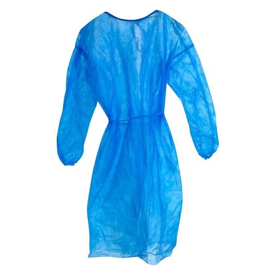 DispoDeals DispoDeals Disposable Aprons Blue Non-Sterile (10 pieces)