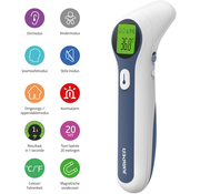 Jumper Jumper Koorts Thermometer (voorhoofd-, oor-, omgevingsmodus en oppervlaktemodus)