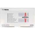 Akzenta Masques Akzenta TOP MASK non latex type IIR avec élastique (50 pièces) - bleu - FMEB2AZ-B