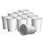 DispoDeals DispoDeals white cardboard drinking cups 180ml (1000 pieces)