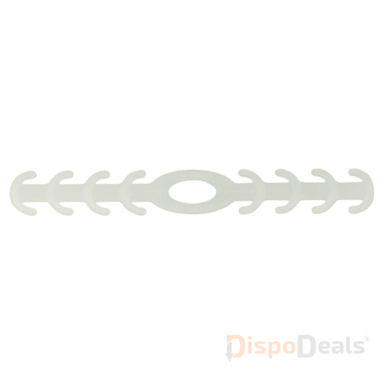 DispoDeals DispoDeals Ear Saver transparant voor mondmaskers met elastieken (1st)