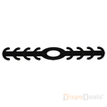 DispoDeals DispoDeals Protège-oreilles noir pour masques avec élastiques (1 pièce)