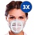 DispoDeals DispoDeals Airframes Face Mask Holders (3 pieces)