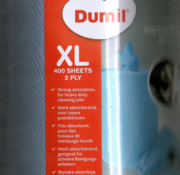 Dumil Poetsrol 400 vellen (2-laags)