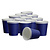 DispoDeals DispoDeals Paper Drinking Cups Blue (2x50 pieces)