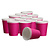 DispoDeals DispoDeals Papieren drinkbekers fuchsia (2x50 stuks)