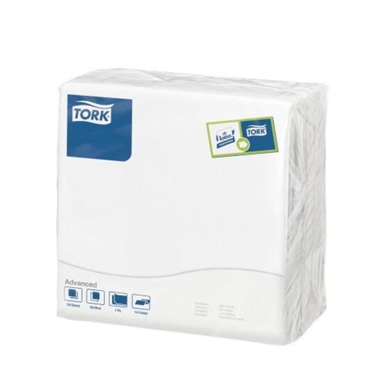 Tork Tork® Advanced Dinner Servietten 39x39cm 1/8-Falz (2-lagig) weiß - 477554