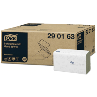 Tork® Singlefold Hand Towels Advanced White - 290163
