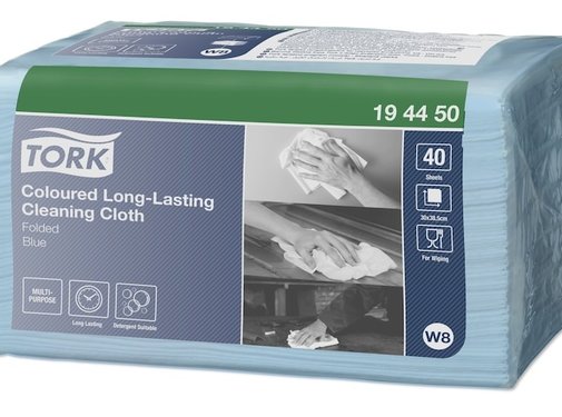 Tork Tork® Coloured Long-Lasting Reinigingsdoeken Blauw (19,3x16cm) - 40st - 194450