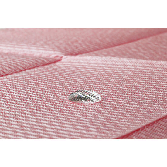 DispoDeals Serviettes dentaires DispoDeals avec film PE 33x45cm (3 couches) - rose