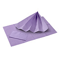 DispoDeals DispoDeals Dental Towels with PE-foil 33x45cm (3-layer) - purple