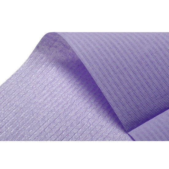 DispoDeals DispoDeals Dental Towels met PE-folie 33x45cm (3-laags) - paars