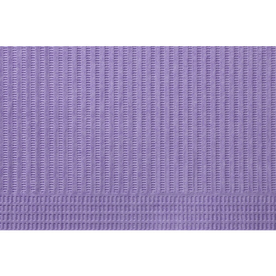 DispoDeals Serviettes dentaires DispoDeals avec film PE 33x45cm (3 couches) - violet