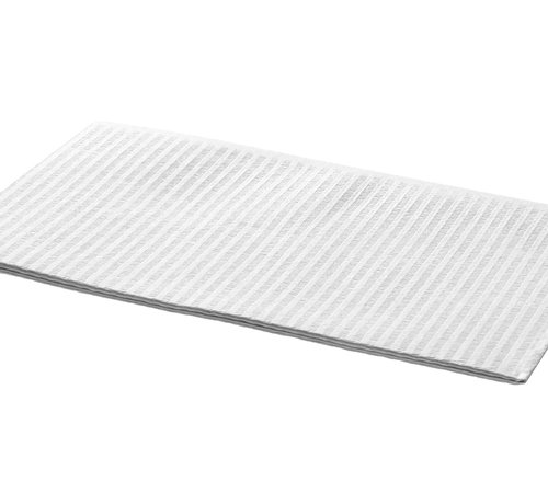 DispoDeals DispoDeals Dental Towels met PE-folie 33x45cm (3-laags) - wit